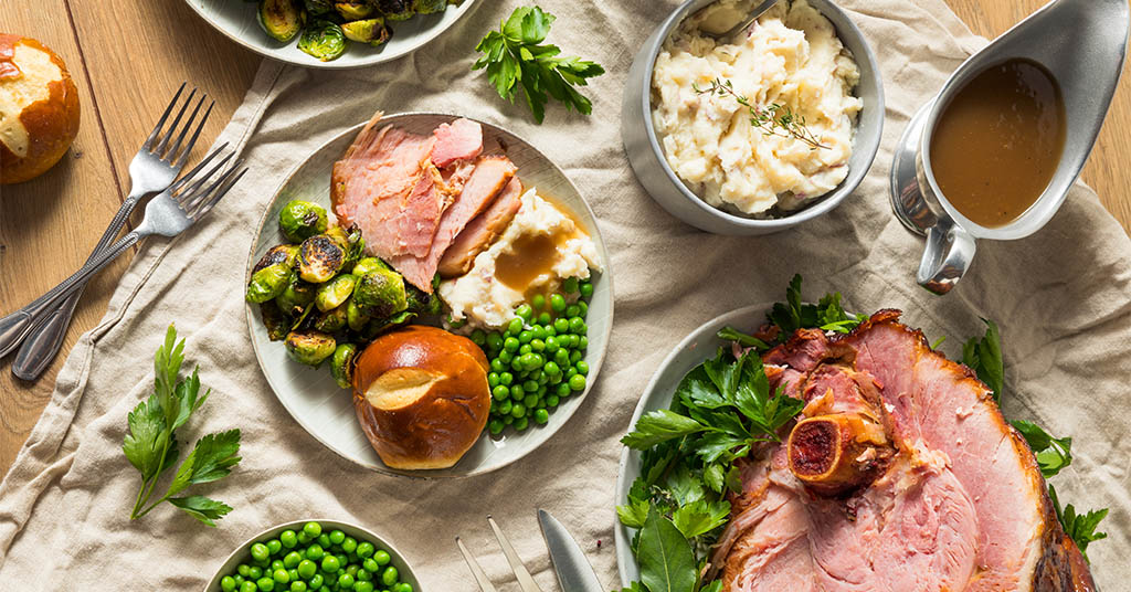 Easter dinner sides with clearance ham